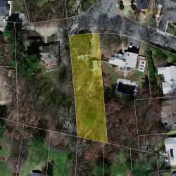 51 Cotter Rd, Newton MA  02468-1000 aerial view