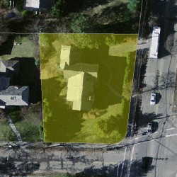 989 Centre St, Newton MA  02459-1267 aerial view