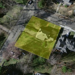 84 Fairmont Ave, Newton MA  02458-2506 aerial view