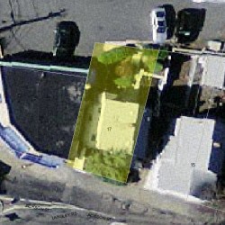 17 Jackson St, Newton MA 02459-2362 aerial view