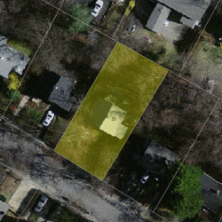 25 Whittemore Rd, Newton MA  02458-2105 aerial view