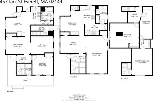 45 Clark St, Everett MA 02149-2009 exterior