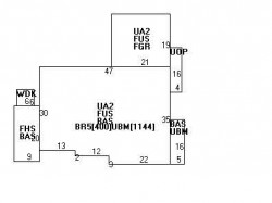 225 Waban Ave, Newton MA  02468-2101 floor plan