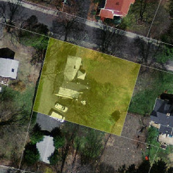 48 Cherry Pl, Newton MA 02465-1506 aerial view