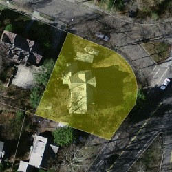 709 Centre St, Newton MA 02458-2343 aerial view