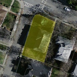 156 Washington St, Newton MA 02458-2250 aerial view