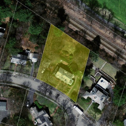 77 Dorset Rd, Newton MA 02468-1455 aerial view