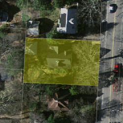 91 Parker St, Newton MA 02459-2545 aerial view