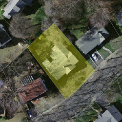 20 Haynes Rd, Newton MA  02459-2715 aerial view