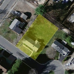 56 Chinian Path, Newton MA  02459-3538 aerial view