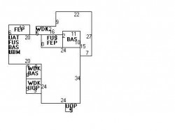 1105 Walnut St, Newton MA 02461-1259 floor plan