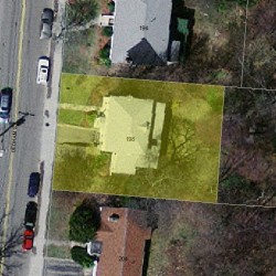 198 Dedham St, Newton MA 02461-2118 aerial view