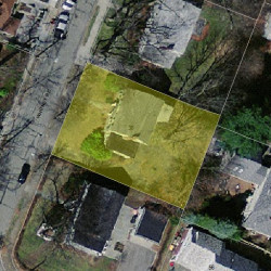 38 Whitney Rd, Newton MA 02460-2429 aerial view