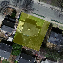 80 Eliot Ave, Newton MA  02465-1711 aerial view