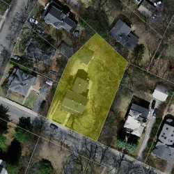 10 Fern St, Newton MA  02466-2207 aerial view