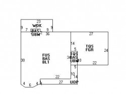 322 Cabot St, Newton MA  02460-2254 floor plan