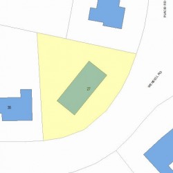 27 Wendell Rd, Newton MA 02459-2650 plot plan
