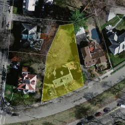 295 Commonwealth Ave, Newton MA  02459 aerial view