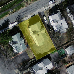 474 Albemarle Rd, Newton MA 02460-1361 aerial view