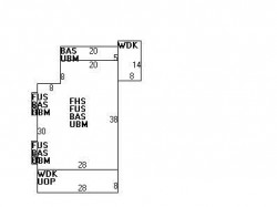 181 Parker St, Newton MA  02459-2549 floor plan