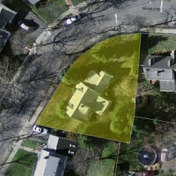 42 Truman Rd, Newton MA 02459-2641 aerial view