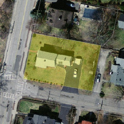 566 Grove St, Newton MA 02462-1412 aerial view