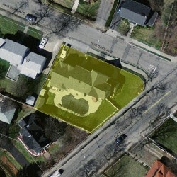 72 Fair Oaks Ave, Newton MA 02460-1219 aerial view