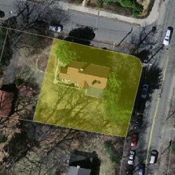 1065 Walnut St, Newton MA 02461-1262 aerial view