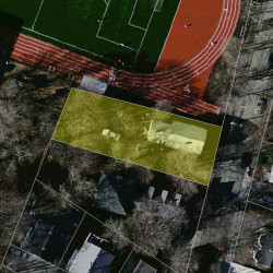 19 Oakland St, Newton MA  02458-1805 aerial view