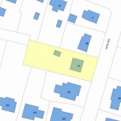 89 Hyde Ave, Newton MA 02458-2334 plot plan