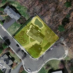 170 Countryside Rd, Newton MA  02459-2941 aerial view