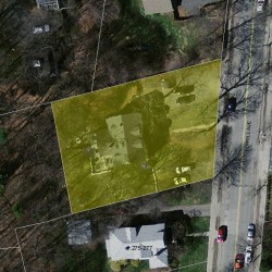 269 Lowell Ave, Newton MA 02460-1821 aerial view