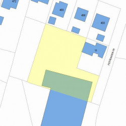 215 Albemarle Rd, Newton MA  02460-1360 plot plan