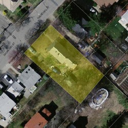 48 Churchill St, Newton MA 02460-1444 aerial view