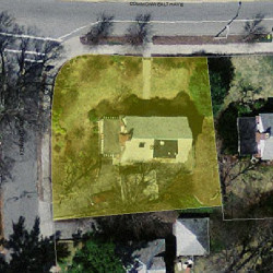 856 Commonwealth Ave, Newton MA 02459-1043 aerial view
