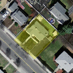 189 River St, Newton MA  02465-1431 aerial view