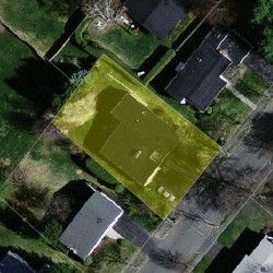 15 Esty Farm Rd, Newton MA  02459-3605 aerial view