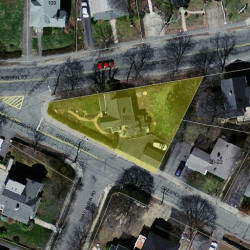 106 Auburn St, Newton MA 02466-2502 aerial view