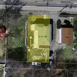 692 Boylston St, Newton MA 02461-1804 aerial view