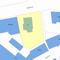 780 Beacon St, Newton MA 02459-1963 plot plan