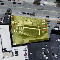 1236 Washington St, Newton MA 02465-2146 aerial view