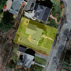 73 Day St, Newton MA 02466-2918 aerial view