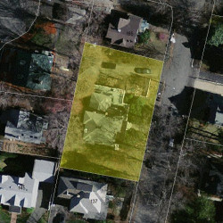 173 Oakleigh Rd, Newton MA 02458-2223 aerial view