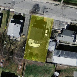 10 Arbor Rd, Newton MA  02465-1101 aerial view