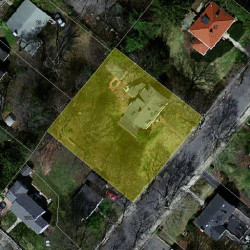 57 Windermere Rd, Newton MA 02466-2521 aerial view