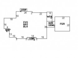 9 Karen Rd, Newton MA  02468-1123 floor plan