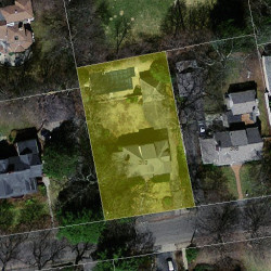 310 Highland St, Newton MA 02465-2702 aerial view