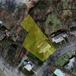 12 Oldham Rd, Newton MA  02465-2327 aerial view
