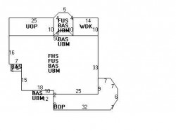 42 Hyde Ave, Newton MA 02458-2311 floor plan