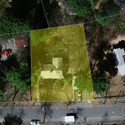 115 Avalon Rd, Newton MA 02468-1611 aerial view